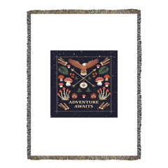 Adventure Awaits - Woven Blanket